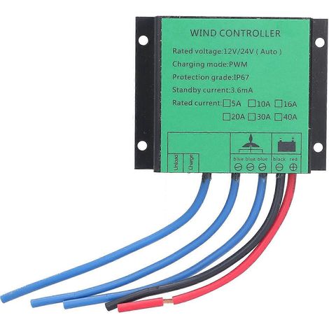 Windturbinenregler PWM-Ladung Niederspannungs-Leistungsgeneratorregler 100W–400W 12V 24V 5A