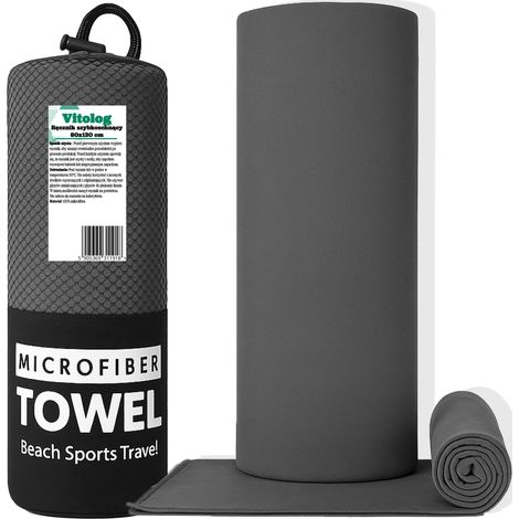 Toalla de playa de microfibra de secado r谩pido para gimnasio, 80 x 130 cm.