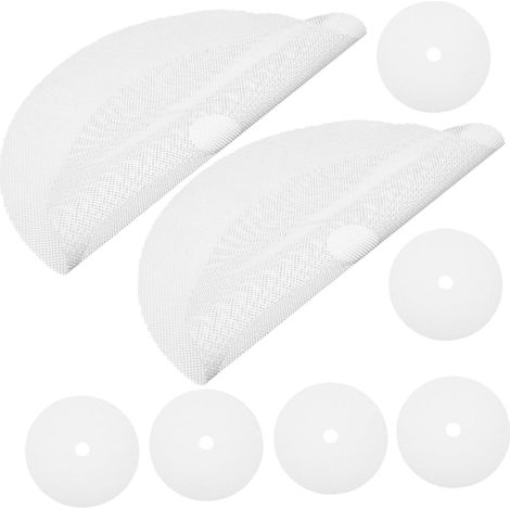 VOSAREA Lot de 8 Tapis de Cuisson Ronds 33 Cm en Silicone Antiadhésif Réutilisables pour Déshydrateur Alimentaire Fruits Légumes, Feuilles de Déshydratation Écologiques pour Séchage'-'- (1/5)