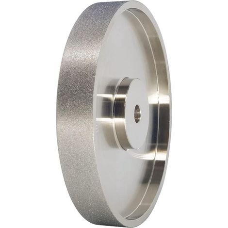 – Diamond disc for 6 inch grinder – 1/2 inch arbor hole – 180 grit – High speed steel sharpening – Compatible with bench grinders (1/4)