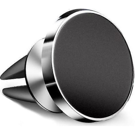 Support magnétique pour téléphone de voiture pour Hyundai Elantra 2021-2024, aimant puissant pour fixation sur grille d'aération, extérieur argenté. (1/4)