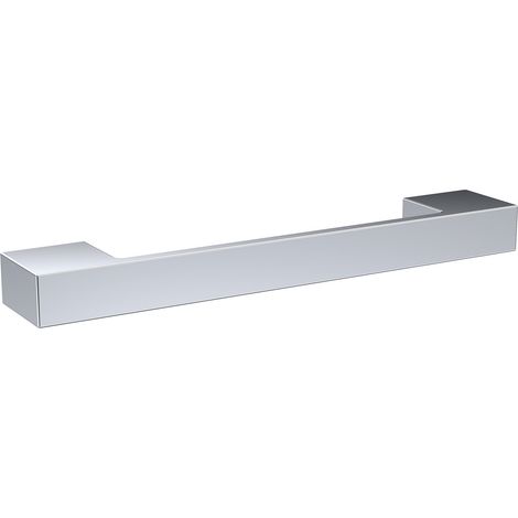 Nuie Chrome 205mm D Shaped Furniture Handle with 128mm Hole Centres - H181 (1/2)
