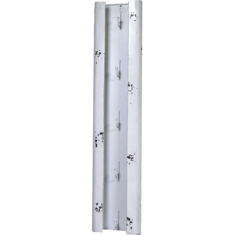 Llavero bristol metal blanco 5 plazas cm15x5h70