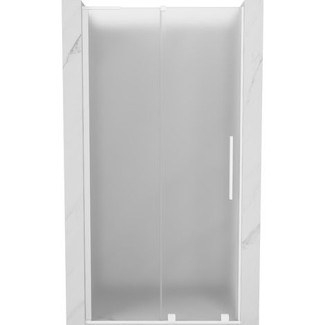 Mexen Velar L puertas de ducha corredizas 100 cm, escarchado, blanco - 871-100-003-31-20 (1/5)
