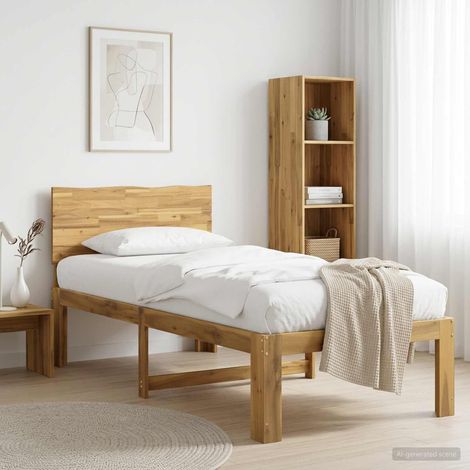 Estructura de Cama Individual con Cabecera ROSTOCK Blanco (1/5)