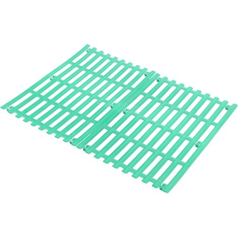2 pièces Tapis Antidérapant pour Cage de Lapin et Petits Animaux Lot de Fond Ventilé Facile à Nettoyer Accessoires pour Cochons et Hamsters (1/5)