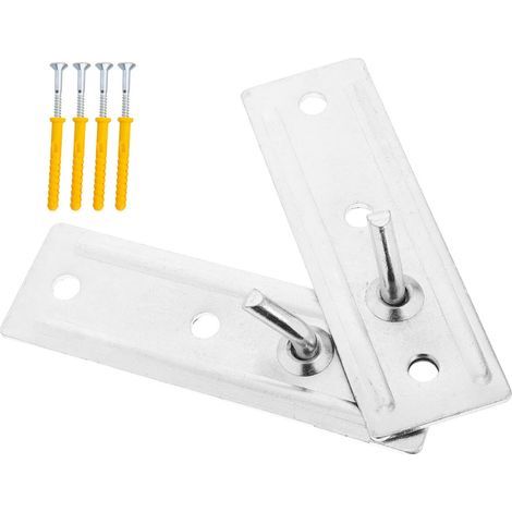 Supporto per montaggio a parete per scaldabagno, piastra di installazione per scaldabagno elettrico, supporto in metallo (1/5)