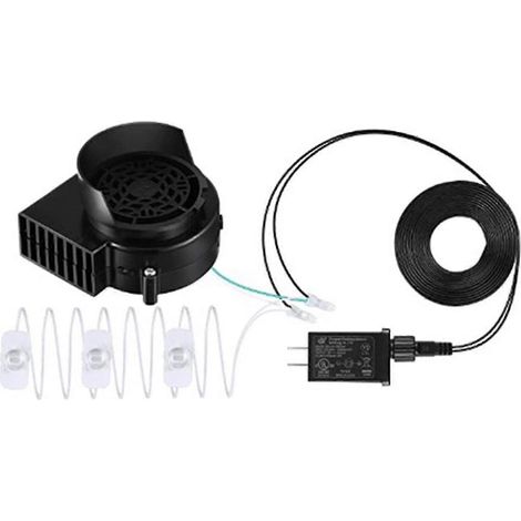 Souffleur, moteur de ventilateur de rechange pour décorations gonflables de jardin, ventilateur 1,0 A pour cour, Halloween et Noël, adaptateur 10,2 V/1,0 A (1/5)