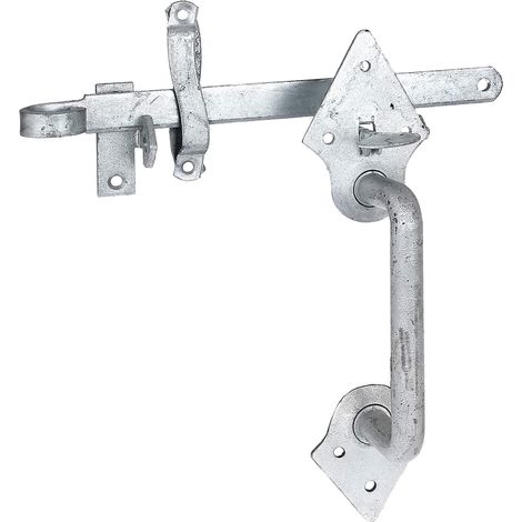 Poignée portails de clôture tressée et portails en bois légers à visser ou à enfoncer galvanisée à chaud longueur 260 mm (1/2)
