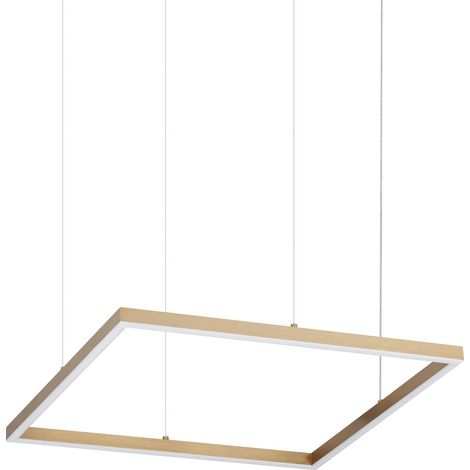 Ideal Lux Sospensione Oracle 1 luce LED integrato ottone alluminio