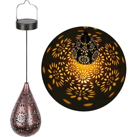 Lanternes solaires d'extérieur, ornements de lumières solaires de jardin suspendus BLOW (1/3)