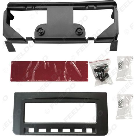 Support de panneau de haut-parleur et cadre de modification audio embarqué compatibles avec les pick-ups et voitures de sport Mitsubishi Pajero Sport/L200.