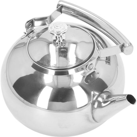 Théière en Acier Inoxydable avec Filtre Amovible Résistant à la Chaleur, Pichet à Café pour Service à Table, Maison Hôtel Restaurant, 2L (1/5)