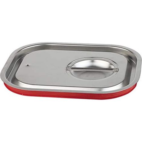 APS 80023 GN 1/1 coperchio a innesto per il trasporto, guarnizione in silicone, presa incassata e foro per evitare la sottopressione, non adatto ai forni a vapore combinati