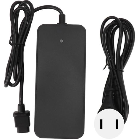 Chargeur pour trottinette électrique 53.5V 2A, adapté aux NIU KQi3, KQi3 Pro, KQi3 Maximum, KQi3 Sport, KQi2, KQi2 Pro, prise US AC100-240V. (1/5)