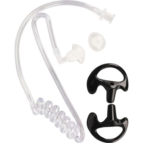 Tube Acoustique Ergonomique Transparent avec Écouteurs Noirs - Remplac (1/5)