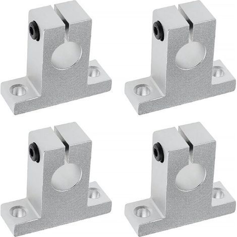 4x SK16 Linearwellenhalterung 16mm CNC Linearführungseinheiten mit Kugelgelenken Wellenführungsschienenhalterung für 3D-Drucker Mehrachsenmaschinen (1/5)
