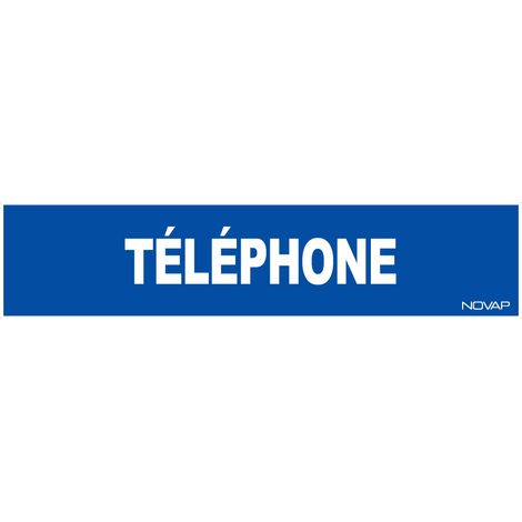 Panneau Téléphone - Rigide 330x75mm - 4120928