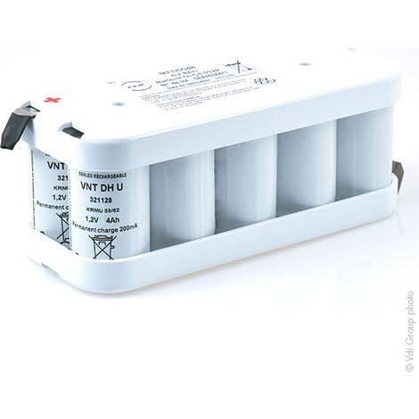 NX - Batterie NiCd 10x D VNT 5S2P ST2 6V 8Ah Cosse (1/2)