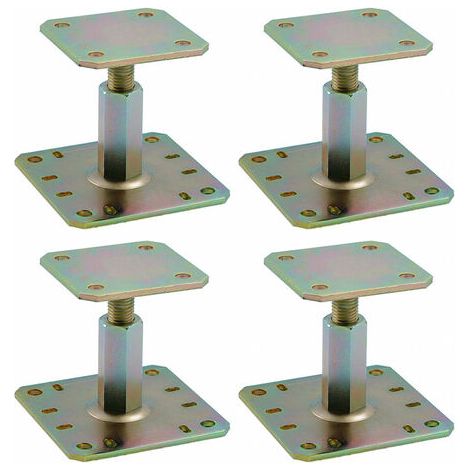 Lot de 4 Pieds de poteau réglables APRN100/150 SIMPSON (1/3)