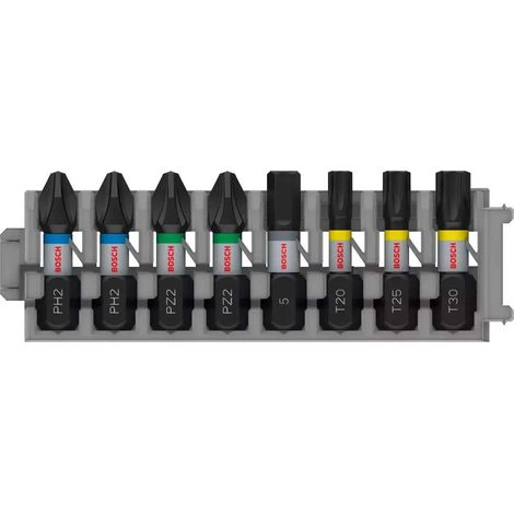Cacciavite Bosch pro impact 8 pezzi 25 mm