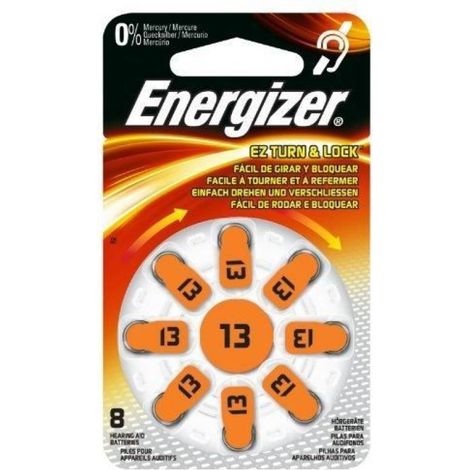 - 634922 - 8 PILES AUDITIVES ZINC AIR…