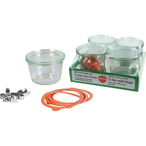 Jata Set aus transparenten Vorratsgläsern 0,25L (1/8)