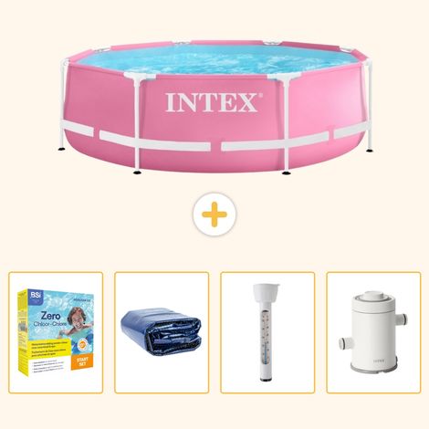 Intex Piscine Tubulaire Ronde - 244x76 cm - 5-pièces  S10 (1/5)