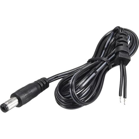 2pcs 1.2M/4FT 4.0mm x 1.7mm 2A Mâle Bouchon DC Puissance Adaptateur Connecteur Câble Cordon (1/3)