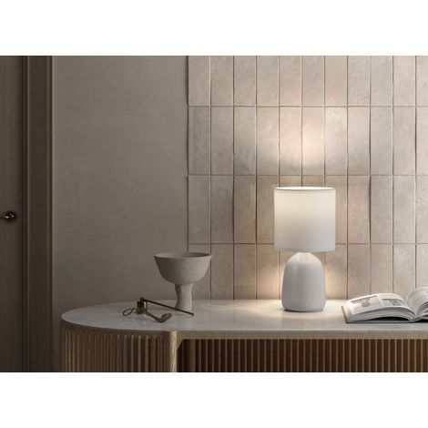 Lámpara de sobremesa BISBAL blanco E14 (1/3)