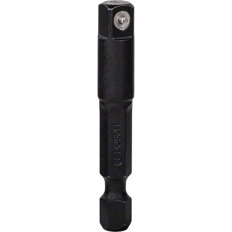 BOSCH Adapter für Steckschlüsseleinsätze 1/4 Zoll 50mm Außenvierkant