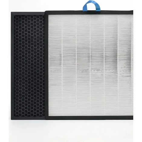 Filtre de rechange (BLANC) compatible avec le purificateur d'air Levoit Vital 100S 100S-RF, filtre HEPA véritable + charbon actif, élimine les odeurs d'animaux. (1/4)