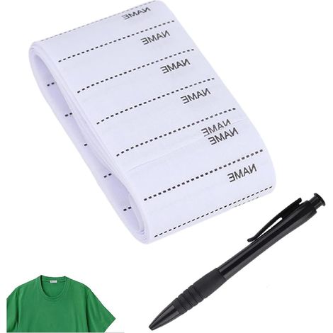 200 étiquettes autocollantes pour vêtements, thermocollantes, taille L (1/5)