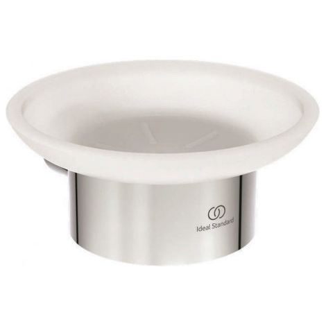 Plateau pour savon IS Seifenschale Conca, rond, chromé (1/3)