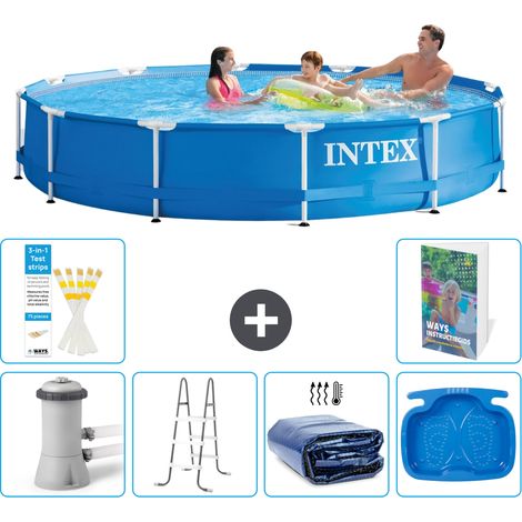 Frame Pool Rund - 366x76 cm - 7-teilig S318