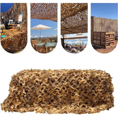 Voile D'ombrage, Filet Camo, Filet De Camouflage Chasse, Filet D'ombrage Militaire 1.5x5m pour Le Salon (1/5)