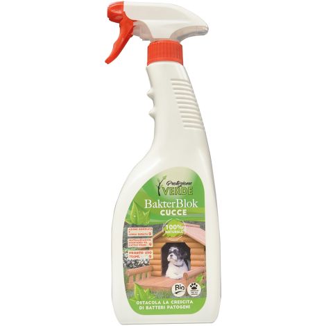 Sanificante pulitore spray antibatterico per cucce 750ml. con estratti vegetali naturali