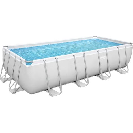 Piscina Elevada desmontable BESTWAY 56670 Rectangular Power Steel 488x244x122 cm - 84.880000 (1/10)