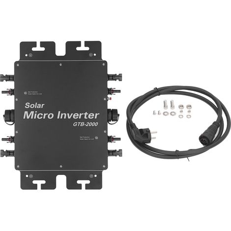 Micro-onduleur solaire 2000W MPPT, contrôle WiFi, étanche pour l'alimentation électrique (1/5)