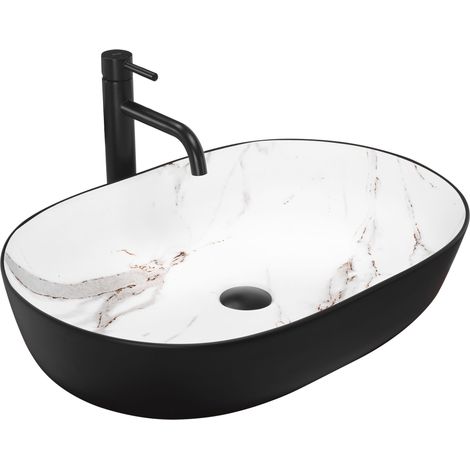REA AUFSATZWASCHBECKEN CLEO 61 SCHWARZ AIAX MATT (1/5)