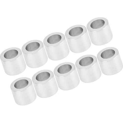 Entretoise cylindrique en alliage d'aluminium, accessoire de support, diamètre extérieur 6 mm, longueur 5 mm
