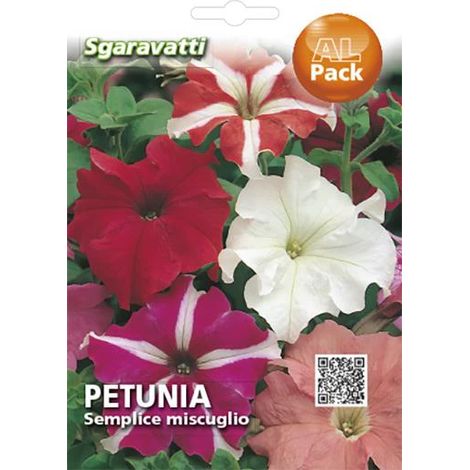 Semi per Prato Universale Petunia Semplice Miscuglio Sgaravatti 10 Pezzi