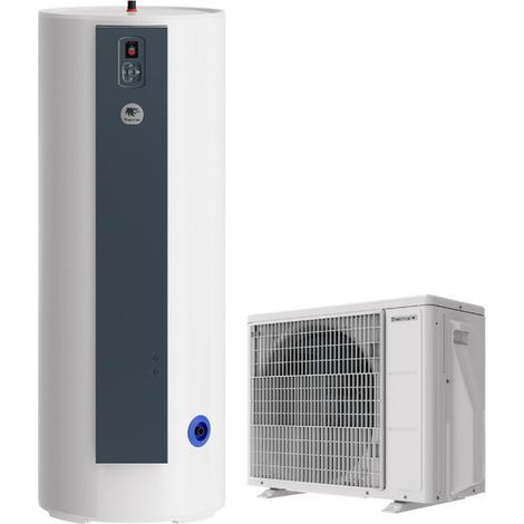 Thermor – Chauffe-eau thermodynamique Aéromax Split 3 270L vertical – COP 3,37 – Installation flexible jusqu'à 20m – THEPACKSPLIT3270