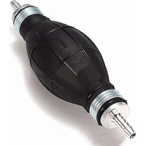 Pompe à essence manuelle, 6 mm, en caoutchouc et aluminium, avec poire d'amorçage, pour pièces automobiles SZRH-1 (1/5)