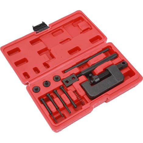 Kit d'outils portatif pour la réparation de chaînes et de rivets de motos (1/5)