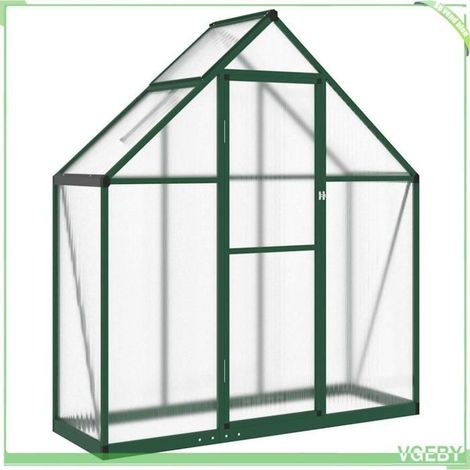 Serre de jardin - FAFEICY - 4005817 - 169x58x195 cm - Cadre aluminium - Parois polycarbonate 4 mm (1/5)