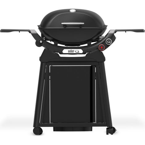 Barbacoa de Gas Weber Q 2800N+ Con Carro Premium Negro Cód. 1501123