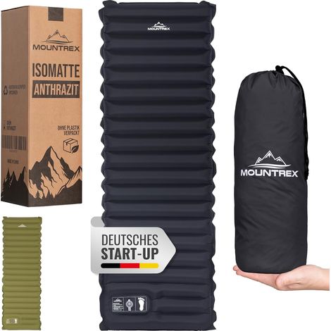 Matelas isolant - Matelas gonflable de camping avec pompe à pied (1/5)