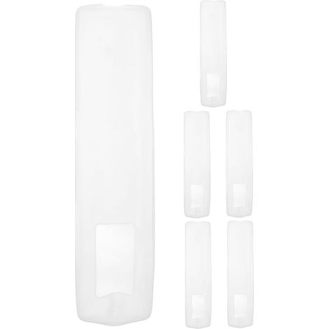 Sandales Femme Protection pour Télécommande en Silicone Transparent, Étui Portable et Facile à Nettoyer pour Télécommande TV et Climatiseur, Lot de 6 Pièces pour Usage Domestique (1/5)