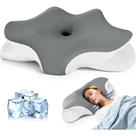 Oreiller Ergonomique Orthopédique en Mousse à Mémoire de Forme (1/5)
